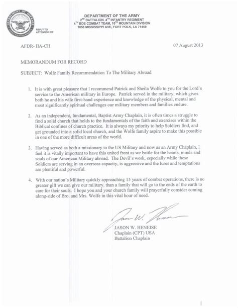 Army Letter To The Board Examples Letters Of Recommendation Letter