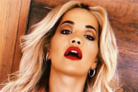 rita ora bares all in sultry topless flash a thon daily star