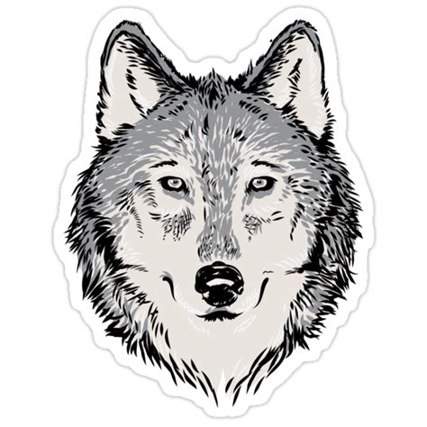 Wolf Stickers By Beanarts Redbubble