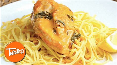 Creamy lemon butter chicken pasta. Creamy Lemon Butter Chicken Pasta Recipe | Lemon butter ...