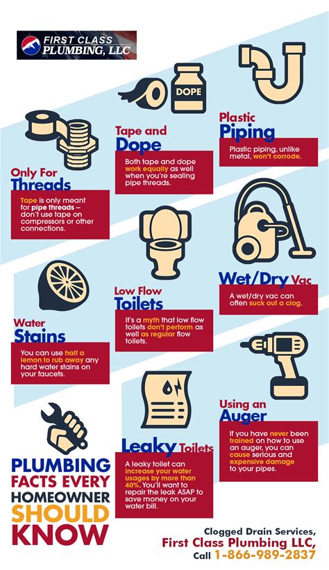 Plumbing Facts Every Homeowner Should Know Shared Info Graphics