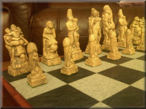 Black And Ivory Adult Erotic Sex Themed Kama Sutra Chess Set And Etsy
