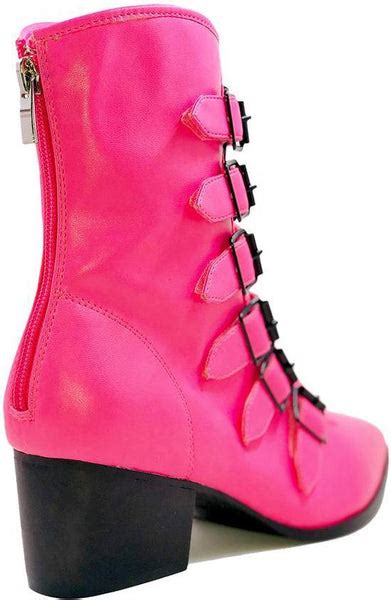 Strangecvlt Coven Hot Pink Boots Buy Online Australia Beserk