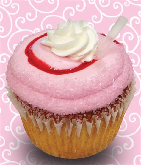 Strawberry Malt Jumbo Filled Cupcake Classy Girl Cupcakes