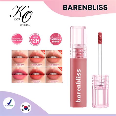 Jual Bnb Barenbliss Korean Bloomatte Full Bloom Transferproof Matte Tint Long Lasting H