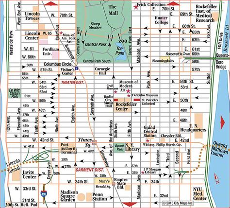 Map Of Midtown Manhattan Manhattan Map Nyc Map Midtown Manhattan