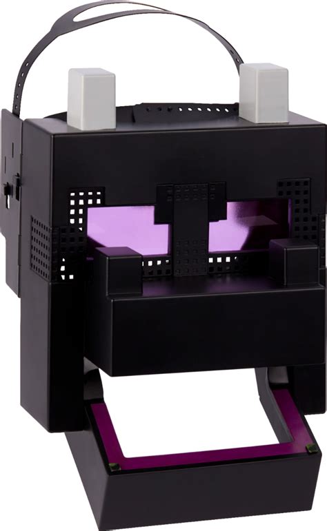 Price and other details may vary based on product size and color. Minecraft Ender Dragon Interactive Mob Head Black Gray ...