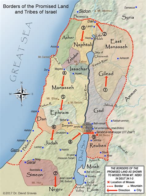 Biblical Archaeology Map 13