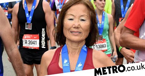 70 year old woman smashes record with a ludicrously fast marathon time metro news
