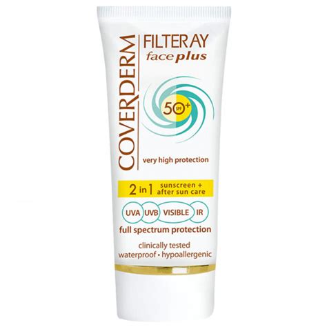 Coverderm Filteray Face Plus Spf 50 Very High Protection Face Cream