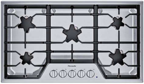 Sgsx365fs Thermador 36 Masterpiece Deluxe Gas Cooktop With 5 Star