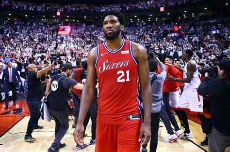 There stood the 76ers joel embiid, crouched over, his hands gripped to his tall locks trying to fathom the shock and the crying didn't stop there. Is it okay to cry in sports? (With images) | Sports, Sport ...