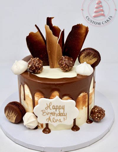 The mere sight of a cake is the cause of drooling for a dessert see more ideas about cake design for men, cake, birthday cakes for men. Chocolate Drip Cake #BM100
