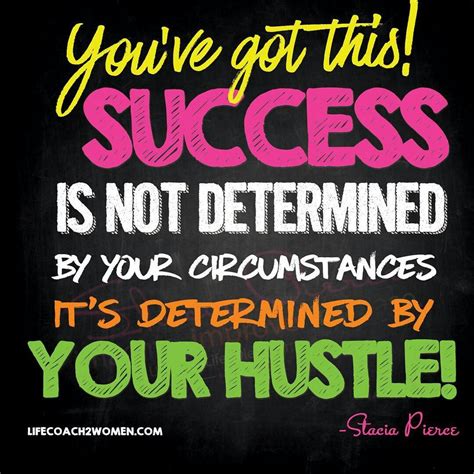 You Got This Success Is Not Determined By Your Circumstances But It Is