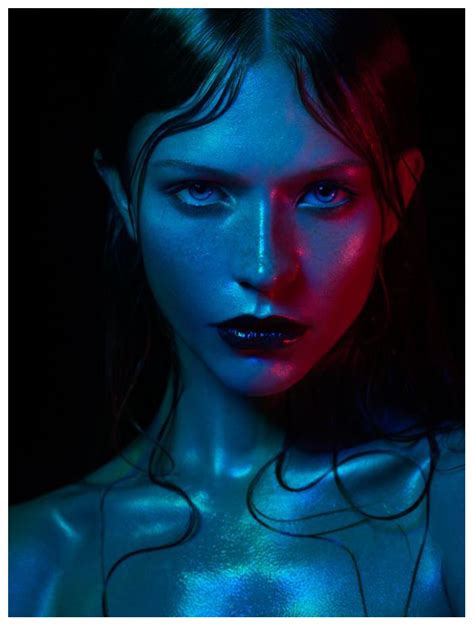 Masha Radovskaya By Remi Kasia Colour Gel Photography Neon Photography Portrait Lighting