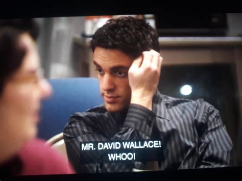 Thought This Was Hilarious Ryan Hiding His Face When David Wallace