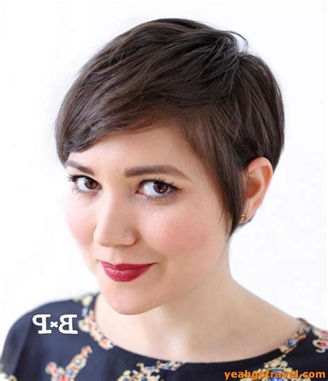 16 fun gamine haircut round face