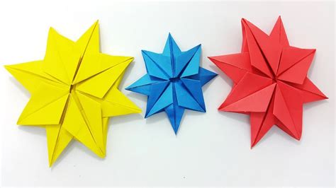 Origami Christmas Star Easy Instructions Christmas Decoration Ideas