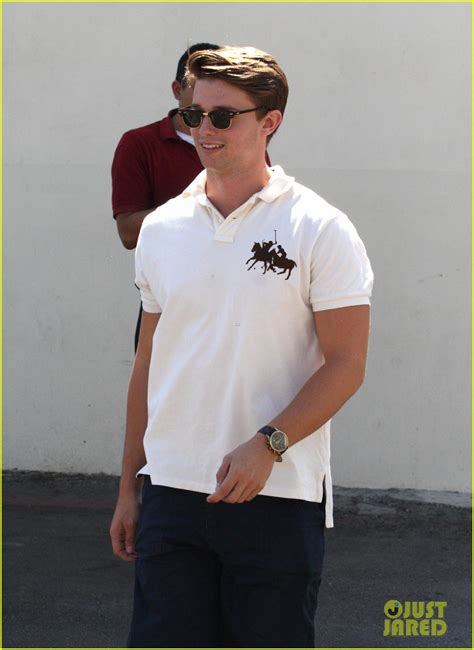 Patrick Schwarzenegger Lunch With Dad Arnold And Sylvester Stallone