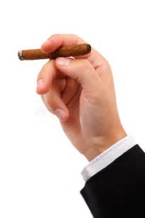 Hand holding burning cigar stock image. Image of holding ...