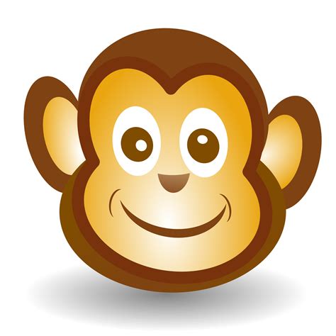 Clipart Funny Monkey Face