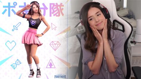 Pokimane Dares Fortnite To Add A Fan Made Concept Skin Of Herself Ggrecon