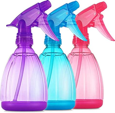 Dilabee Empty Spray Bottles 3 Pack 350ml Refillable Spray Bottle Leak
