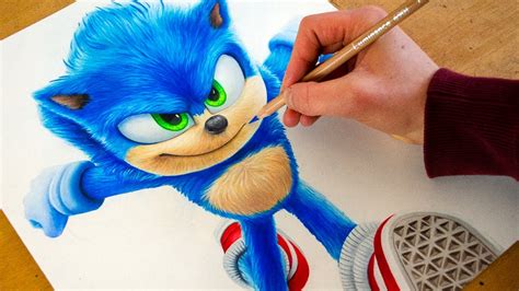 How To Draw Sonic The Hedgehog Movie 2020 Learn How To Draw
