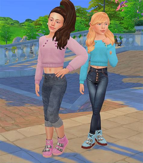 𝐋𝐢𝐭𝐭𝐥𝐞𝐭𝐨𝐝𝐝𝐬 Sims 4 Kids Lookbook Fashion