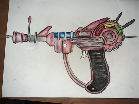 How To Draw A Ray Gun From Black Ops