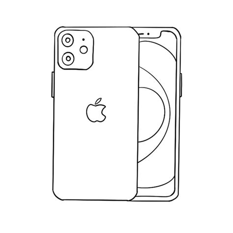 Iphone 12 Coloring Page Coloring Books