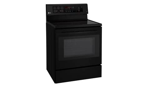 lg lre3193sb 6 3 cu ft electric single oven range with true convection and easyclean® lg