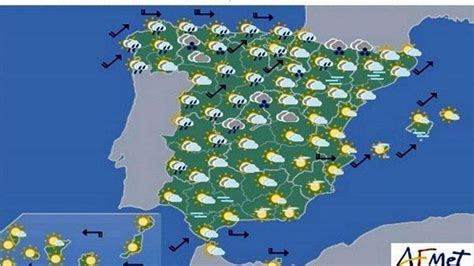 Aemet Pronóstico Del Tiempo En Toda España Para Este Viernes El