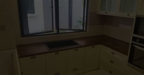Solid Wood Classic Kitchen Cabinet Design Background Kustomate