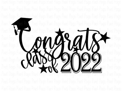 Congrats Class Of 2022 Svg Class Of 2022 Svg Graduation Svg Etsy Canada