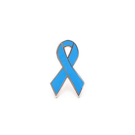 Light Blue Awareness Ribbon Enamel Pin Prostate Cancer Etsy