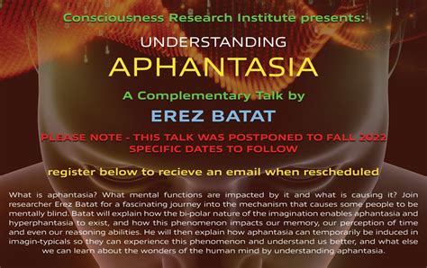 How Aphantasia Works — Consciousness Research Institute