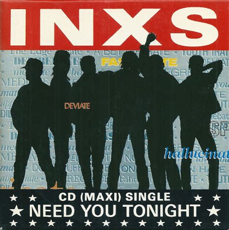 Inxs Need You Tonight Cd Maxi Single Discogs