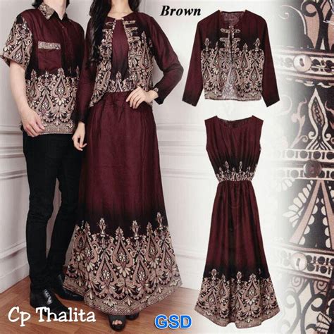 Inilah alasan kenapa umat muslim harus senantiasa melibatkan ajaran islam dalam. Jual Beli Baju Couple Muslim Gaun Batik Gamis Pasangan ...