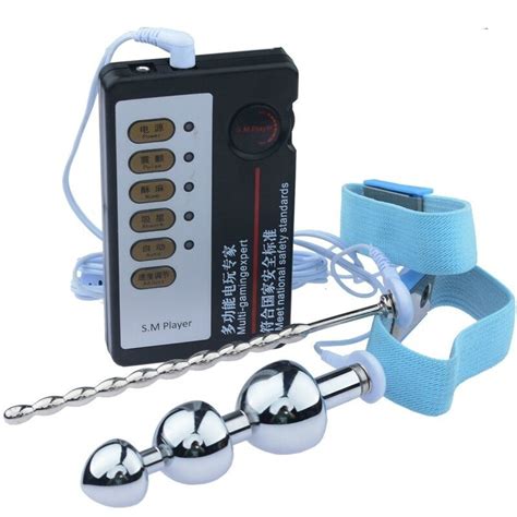 Electric Butt Plug Intimate Goods Electric Shock Vibrator Horse Eye Rod
