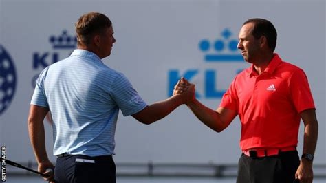 Klm Open Callum Shinkwin And Sergio Garcia Share Two Shot Lead Going Into The Final Round Bbc
