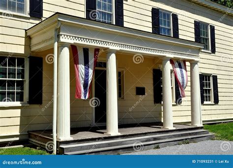 New York City Entrance To 1750 Rufus King House Editorial Photo