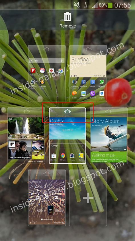 Inside Galaxy Samsung Galaxy S4 How To Change The Default Home Screen