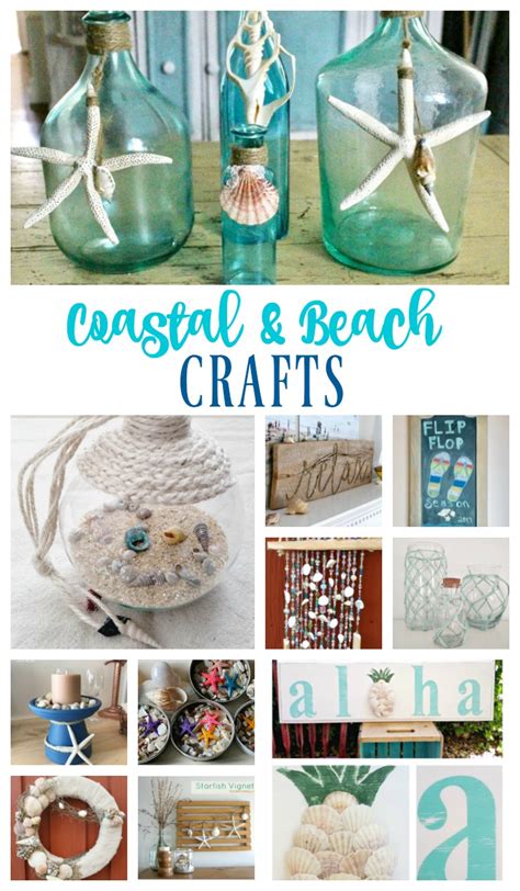 Diy Coastal Beach Themed Crafts Beach Crafts Diy Beach Themed Crafts