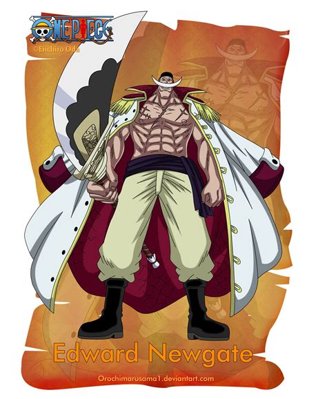 One Piece Edward Newgate Más Conocido Como Barbablanca 白ひげ Shirohige