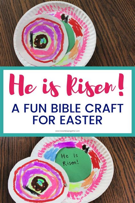 He Is Risen Empty Tomb Bible Craft For Kids This Easter Live Well