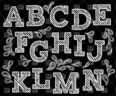 Old English Font Alphabet Letters Lmkamacro