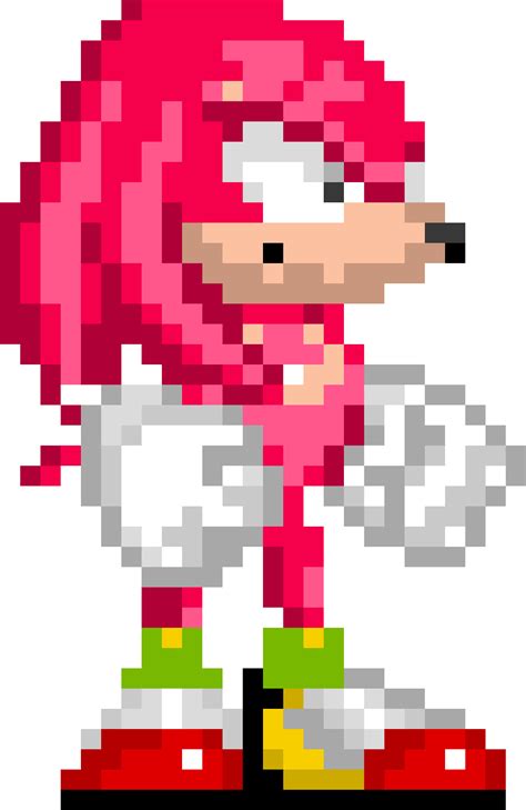 Sonic And Knuckles Pixels Pixel Art Grid Pixel Art Pattern My Xxx Hot Girl