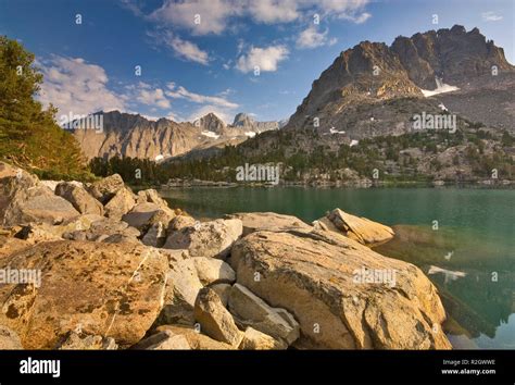 Mount Robinson At Fifth Lake Temple Crag In Dist Big Pine Lakes The