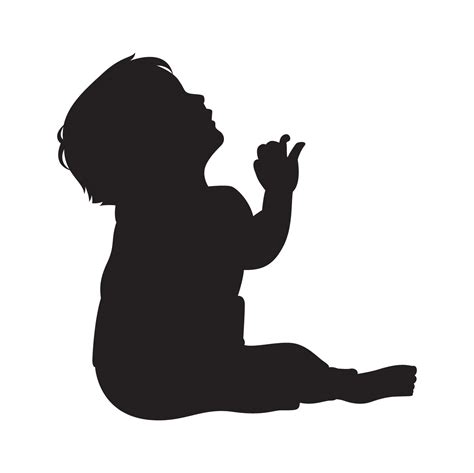 Children Silhouette Svg